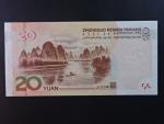 ČÍNA, 20 Yuan 2019, BNP. 4121a