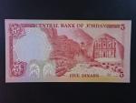 JORDÁNSKO, 5 Dinars 1975, BNP. B211d, Pi. 19