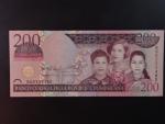 DOMINIKÁNA, 200 Pesos 2007, BNP. B701a, Pi. 178