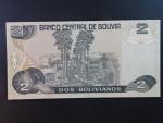 BOLÍVIE, 2 Bolivianos 1990, BNP. B388b, Pi. 202