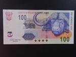 JIŽNÍ AFRIKA, 100 Rand 2009, BNP. B760b, Pi. 131