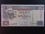 HONG KONG,  Banking Corporation Limited 20 Dollars 1996, BNP. B681d, Pi. 201