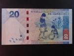 HONG KONG,  Banking Corporation Limited 20 Dollars 2014, BNP. B691d, Pi. 212