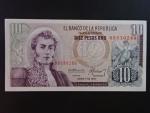 KOLUMBIE, 10 Pesos 1978, BNP. B950l, Pi. 407