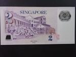 SINGAPUR, 2 Dollars 2017, BNP. B208j, Pi. 46