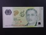 SINGAPUR, 5 Dollars 2013, BNP. B209c, Pi. 47