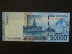 INDONÉZIE, 50000 Rupiah 2005, BNP. B602a, Pi. 145