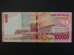 INDONÉZIE, 100000 Rupiah 2013, BNP. B607c, Pi. 153