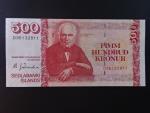 500 Krónur 2001, sign. 35, BNP B814c, Pi. 58