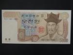 JIŽNÍ KOREA, 5000 Won 2002, BNP. B248a, Pi. 51