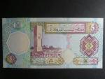 LÝBIE, 5 Dinars 2002, BNP. B529a, Pi. 65