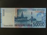 INDONÉZIE, 50000 Rupiah 2012, BNP. B606b, Pi. 152