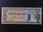 GUYANA, 20 Dollars 1988, BNP. B105a, Pi. 27