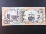 GUYANA, 20 Dollars 1988, BNP. B105a, Pi. 27