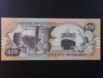 GUYANA, 20 Dollars 1988, BNP. B105b, Pi. 27