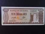 GUYANA, 10 Dollars 1989, BNP. B103i, Pi. 23