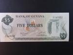 GUYANA, 5 Dollars 1983, BNP. B102f, Pi. 22