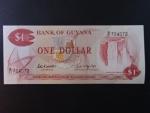 GUYANA, 1 Dollar 1989, BNP. B101g, Pi. 21