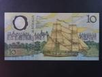 AUSTRÁLIE, 10 Dollars 1988 série AA, BNP. 201a, Pi. 49a