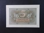 Bundesrepublik, Bundeskassenscheine 5 Pfennig 1967 nevydaná státovka, Ro. 314