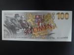 Pamětní tisk ve formě bankovky na počest Antonína Švehly, série A, anulát s přetiskem SPECIMEN, dárkový obal