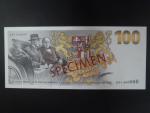 Pamětní tisk ve formě bankovky na počest Antonína Švehly, série D, anulát s přetiskem SPECIMEN, dárkový obal