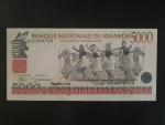 RWANDA, 5000 Francs 1998, BNP. B127a, Pi. 28