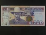 NAMÍBIE, 200 Dollars 2001, BNP. B208c, Pi. 10
