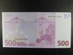 500 Euro 2002 s.N, Rakousko, podpis Jeana-Clauda Tricheta, F001 tiskárna Österreichische Banknoten und Sicherheitsdruck, Rakousko