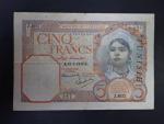 TUNIS, 5 Francs 1939, BNP. B207c, Pi. 8