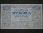 100 K 1919 poukázka království českého, nevydaná, jednostranná