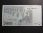 5 Euro 2002 s.X, Německo, podpis Jeana-Clauda Tricheta, P014 tiskárna  Giesecke a Devrient, Německo