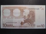 10 Euro 2002 s.U, Francie, podpis Jeana-Clauda Tricheta, L041 tiskárna Banque de France, Francie