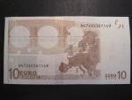 10 Euro 2002 s.N, Rakousko, podpis Jeana-Clauda Tricheta, F016 tiskárna Österreichische Banknoten und Sicherheitsdruck, Rakousko