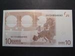 10 Euro 2002 s.X, Německo, podpis Jeana-Clauda Tricheta, R017 tiskárna Bundesdruckerei, Německo