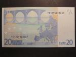 20 Euro 2002 s.F, Malta, podpis Jeana-Clauda Tricheta, G010 tiskárna Koninklijke Joh. Enschedé, Holandsko