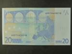 20 Euro 2002 s.G, Kypr, podpis Jeana-Clauda Tricheta, G009 tiskárna Koninklijke Joh. Enschedé, Holandsko