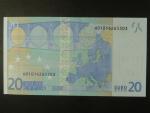 20 Euro 2002 s.H, Slovinsko, podpis Jeana-Clauda Tricheta, E004 tiskárna F. C. Oberthur, Francie