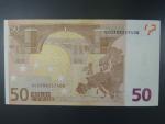 50 Euro 2002 s.V, Španělsko, podpis Jeana-Clauda Tricheta, M037 tiskárna Fábrica Nacional de Moneda , Španělsko