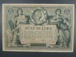 5 Gulden 1.1.1881 série Fk 14