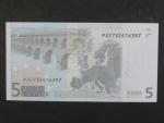 5 Euro 2002 s.P, Holandsko, podpis Jeana-Clauda Tricheta, E008 tiskárna F. C. Oberthur, Francie