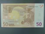 50 Euro 2002 s.V, Španělsko, podpis Jeana-Clauda Tricheta, M035 tiskárna Fábrica Nacional de Moneda , Španělsko