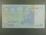 20 Euro 2002 s.M, Portugalsko, podpis Jeana-Clauda Tricheta, U012 tiskárna  Valora - Banco de Portugalsko, Portugalsko