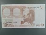 10 Euro 2002 s.X, Německo, podpis Jeana-Clauda Tricheta, E002 tiskárna F. C. Oberthur, Francie