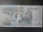 5 Euro 2002 s.G, Kypr, podpis Jeana-Clauda Tricheta, E009 tiskárna F. C. Oberthur, Francie
