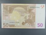 50 Euro 2002 s.X, Německo, podpis Jeana-Clauda Tricheta, G028 tiskárna Koninklijke Joh. Enschedé, Holandsko