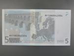 5 Euro 2002 s.M, Portugalsko, podpis Willema F. Duisenberga, U002 tiskárna Valora - Banco de Portugalsko, Portugalsko