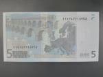 5 Euro 2002 s.T, Irsko, podpis Jeana-Clauda Tricheta, K002 tiskárna Banc Ceannais na hÉireann, Irsko