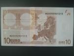 10 Euro 2002 s.M, Portugalsko, podpis Willema F. Duisenberga, U001 tiskárna Valora - Banco de Portugalsko, Portugalsko