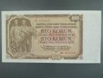 100 Kčs 1953 série CK, tiskárna Goznak Moskva, perf. 3md